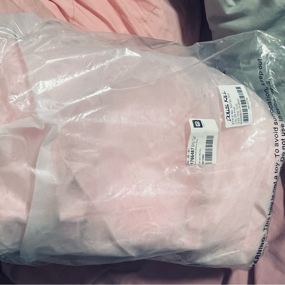 NWT - Sugar Thrillz WHIRLWIND REBEL MARABOU Feathered PURSE Shoulder Bag PINK - Picture 7 of 10